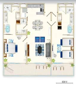 Luxurious 5 star resort - OCEAN VIEW Villa La Vale - Image 4