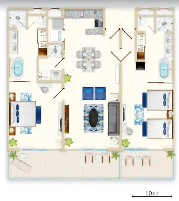 Luxurious 5 star resort - OCEAN VIEW Villa La Vale - Image 4